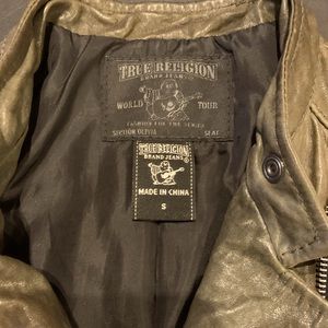 True Religion Leather Jacket